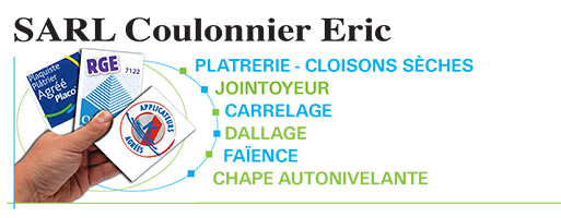 Entreprise Coulonnier Eric - Spécialiste en platrerie, carrelage, isolation, cloisons sèches à Torfou 49660